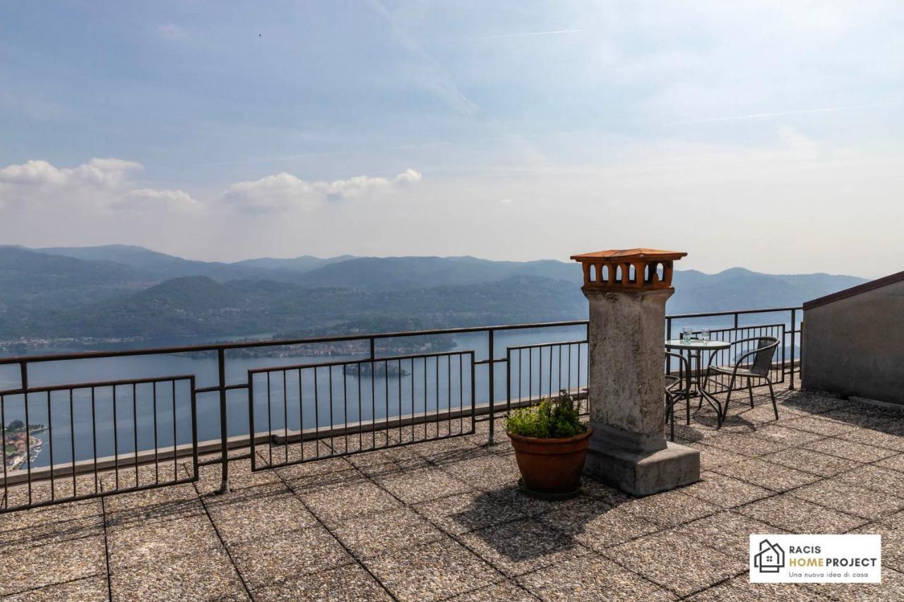 Casa Liviya - Appartamento Con Vista Lago Madonna Del Sasso Exterior foto
